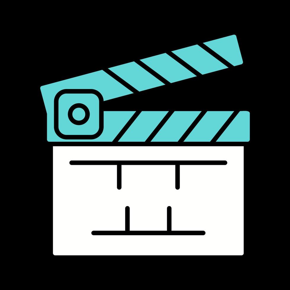 icono de vector de cine