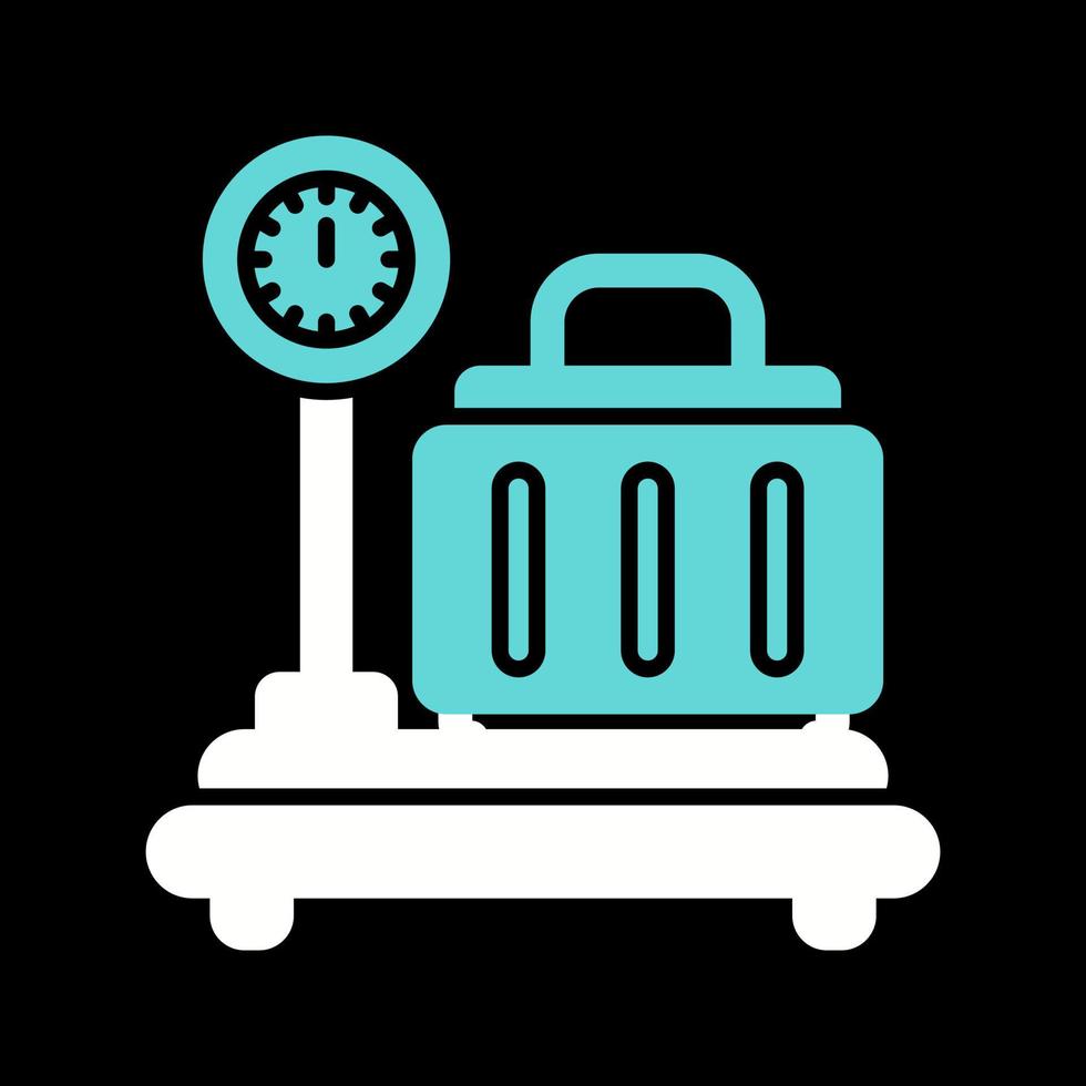 Luggage Scale Vector Icon