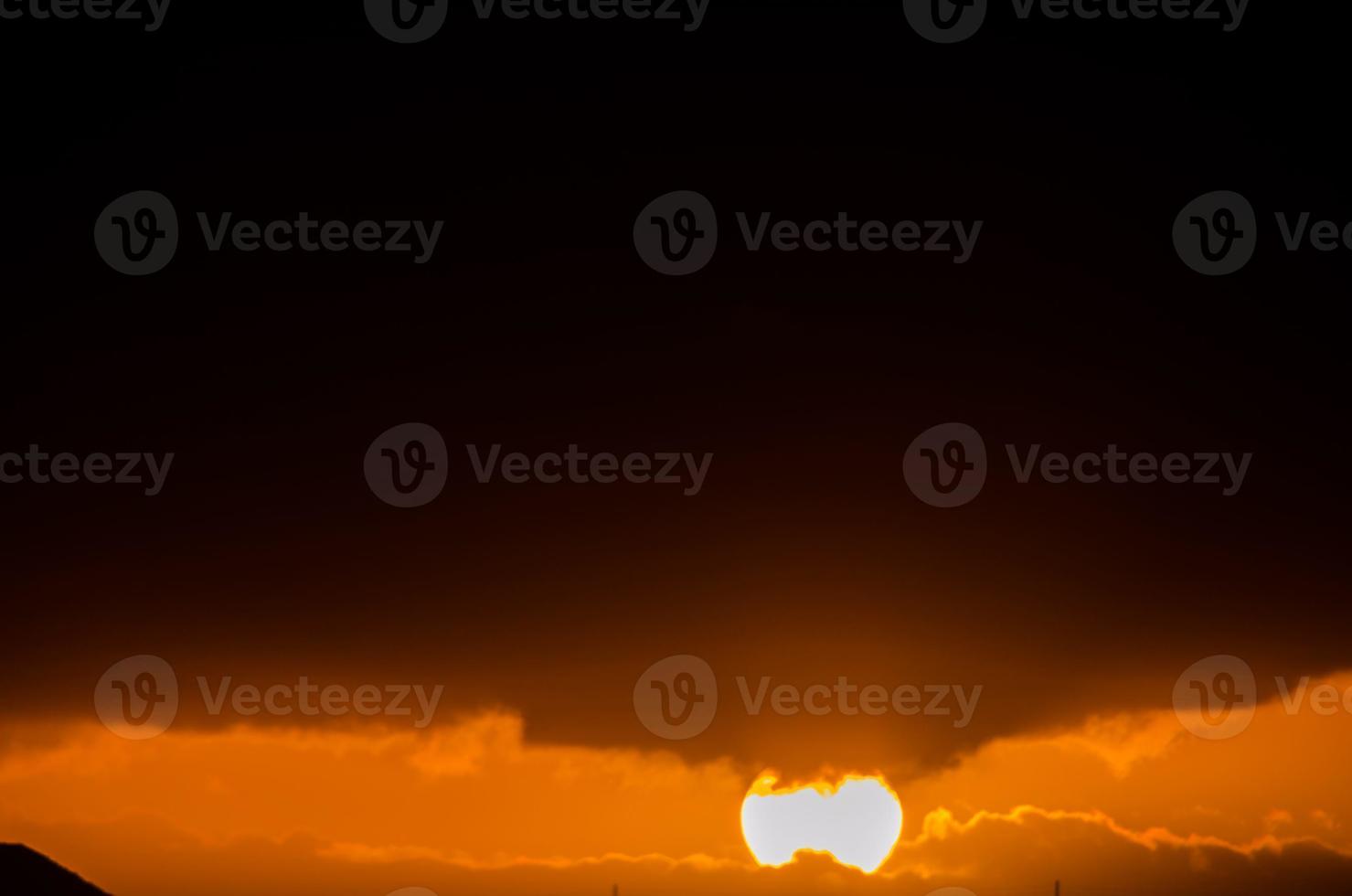 Sky over the sunset photo