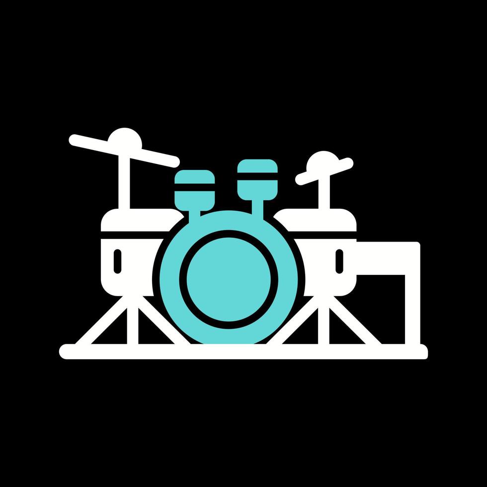 Drum Set Vector Icon