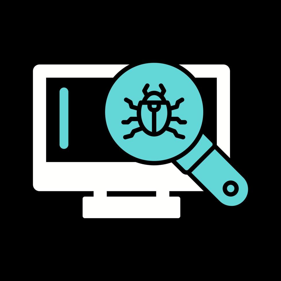 Search Virus Vector Icon