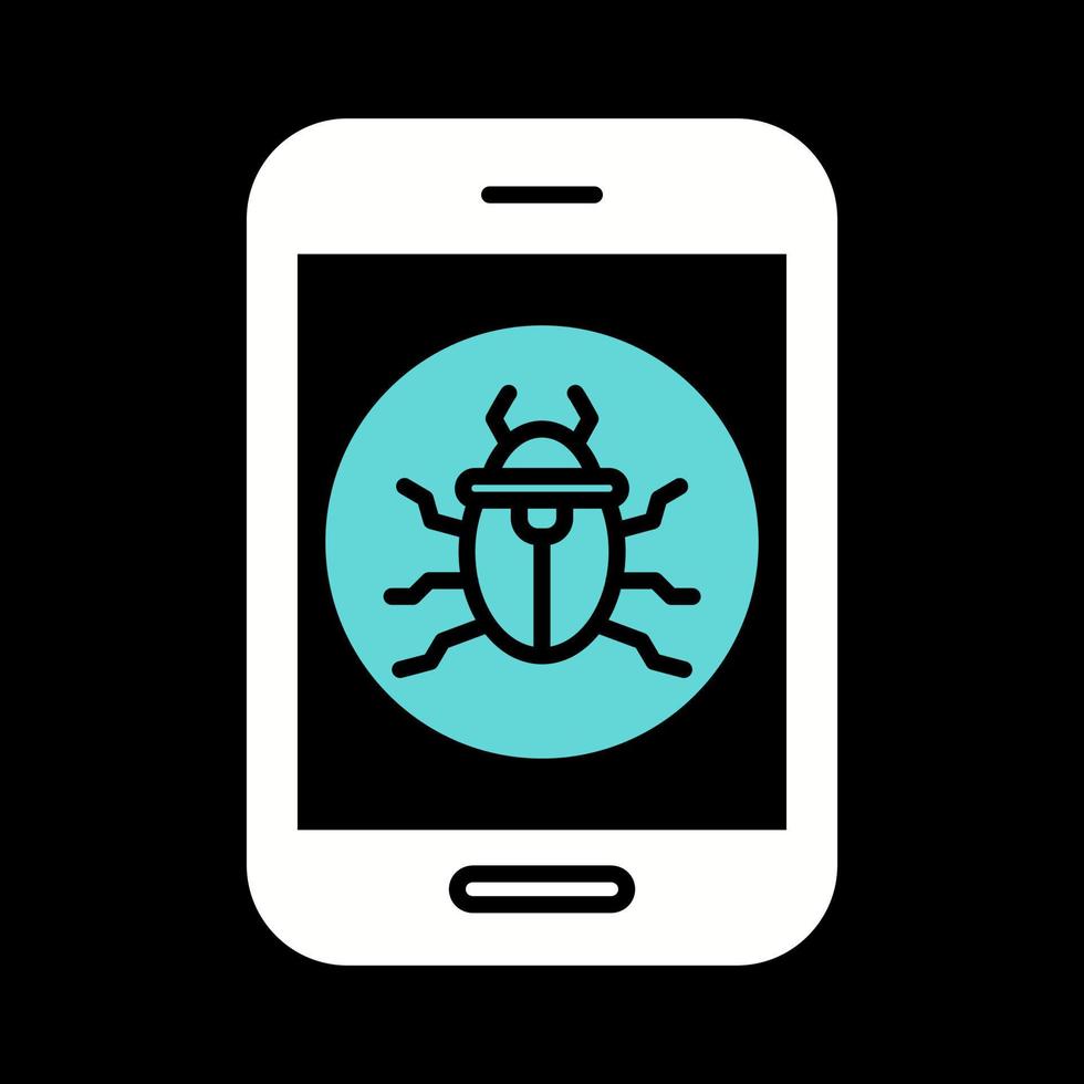 Mobile Virus Vector Icon