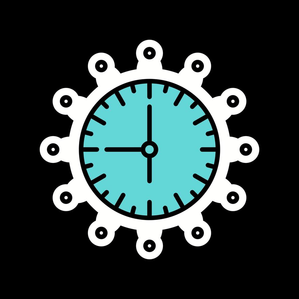 icono de vector de reloj