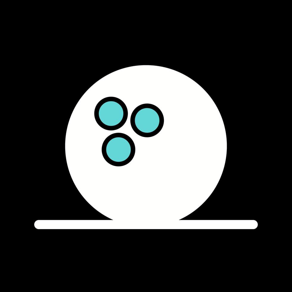 icono de vector de bolos