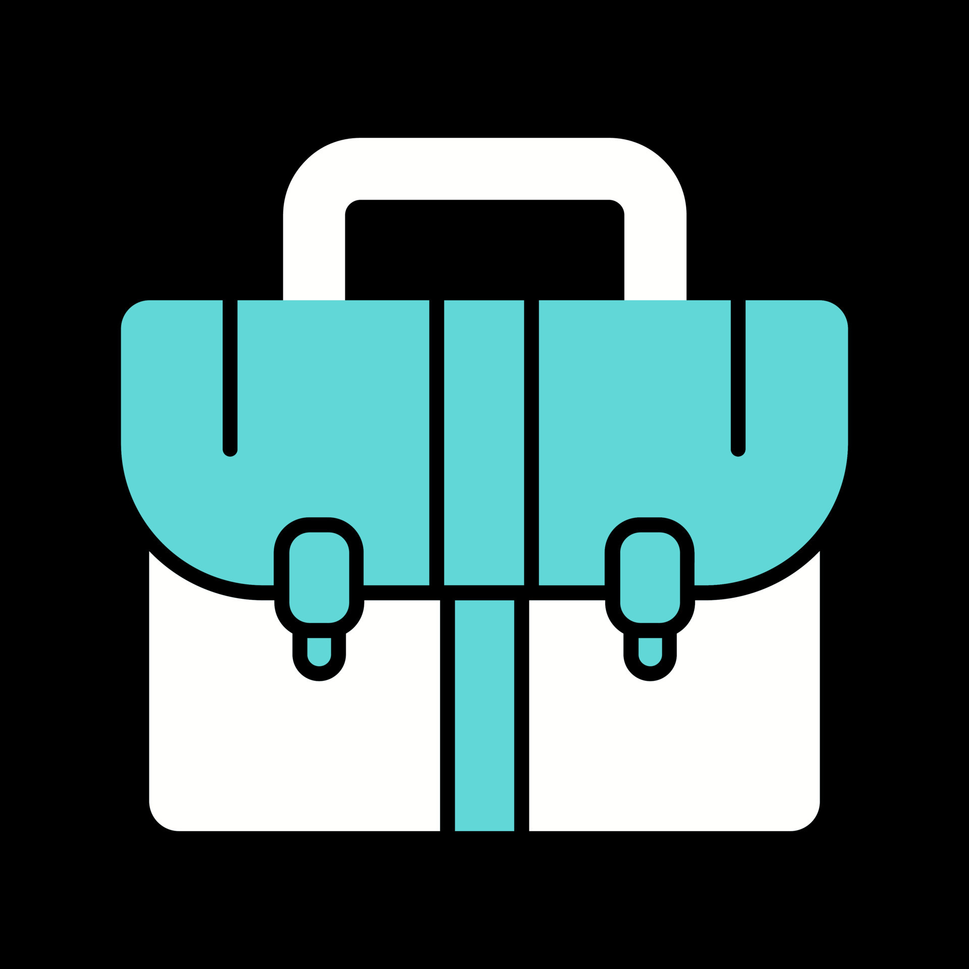 Briefcase Vector Icon 17473707 Vector Art at Vecteezy