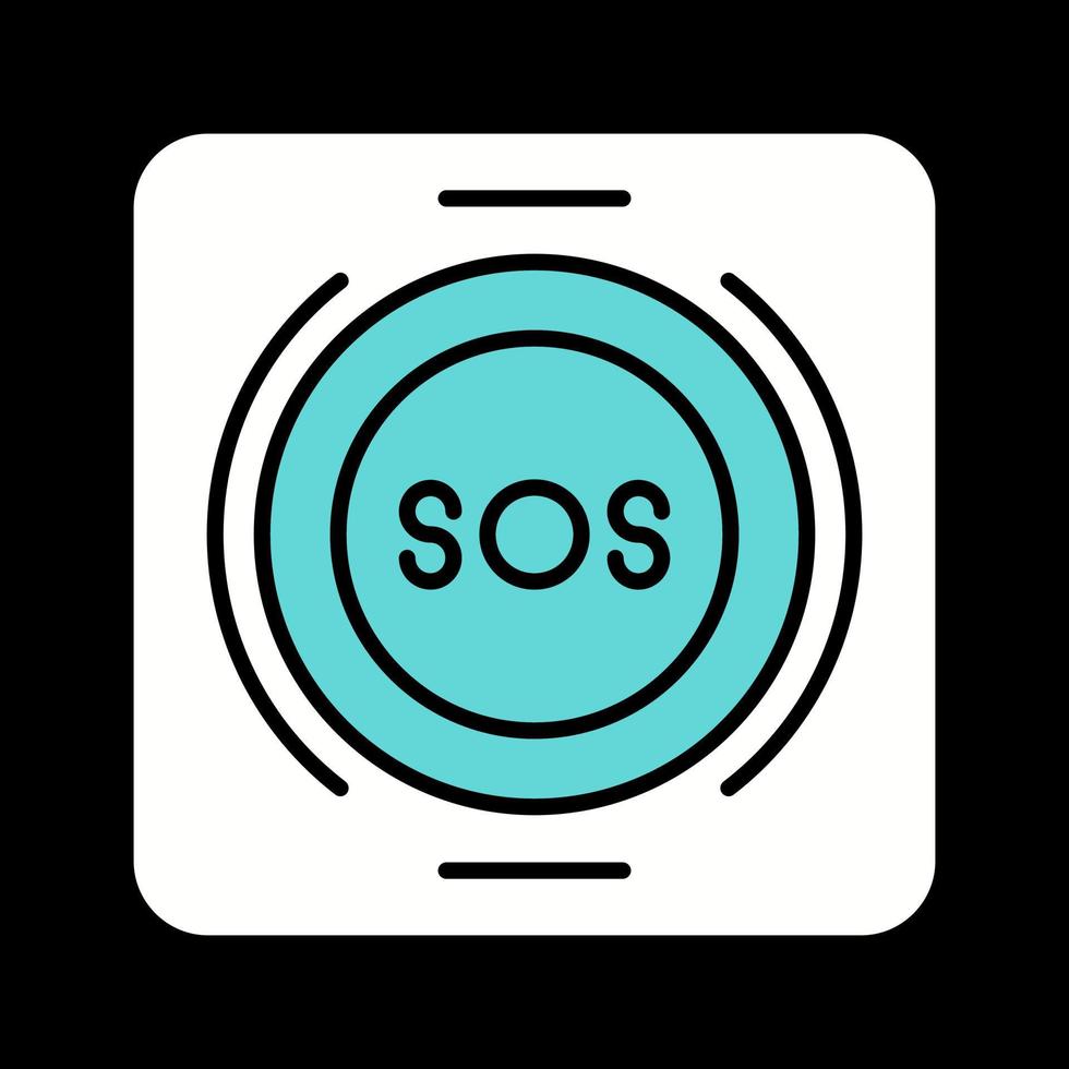 Emergency Button Vector Icon