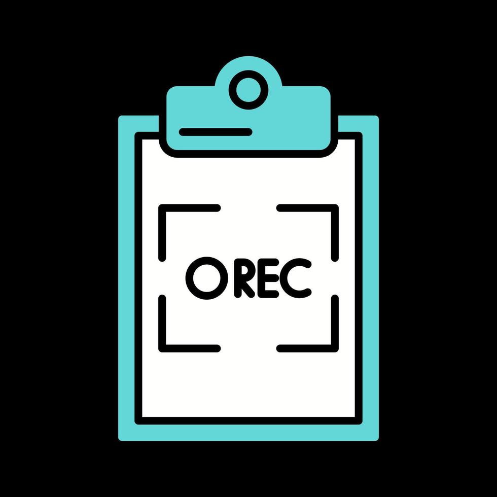 Record Vector Icon