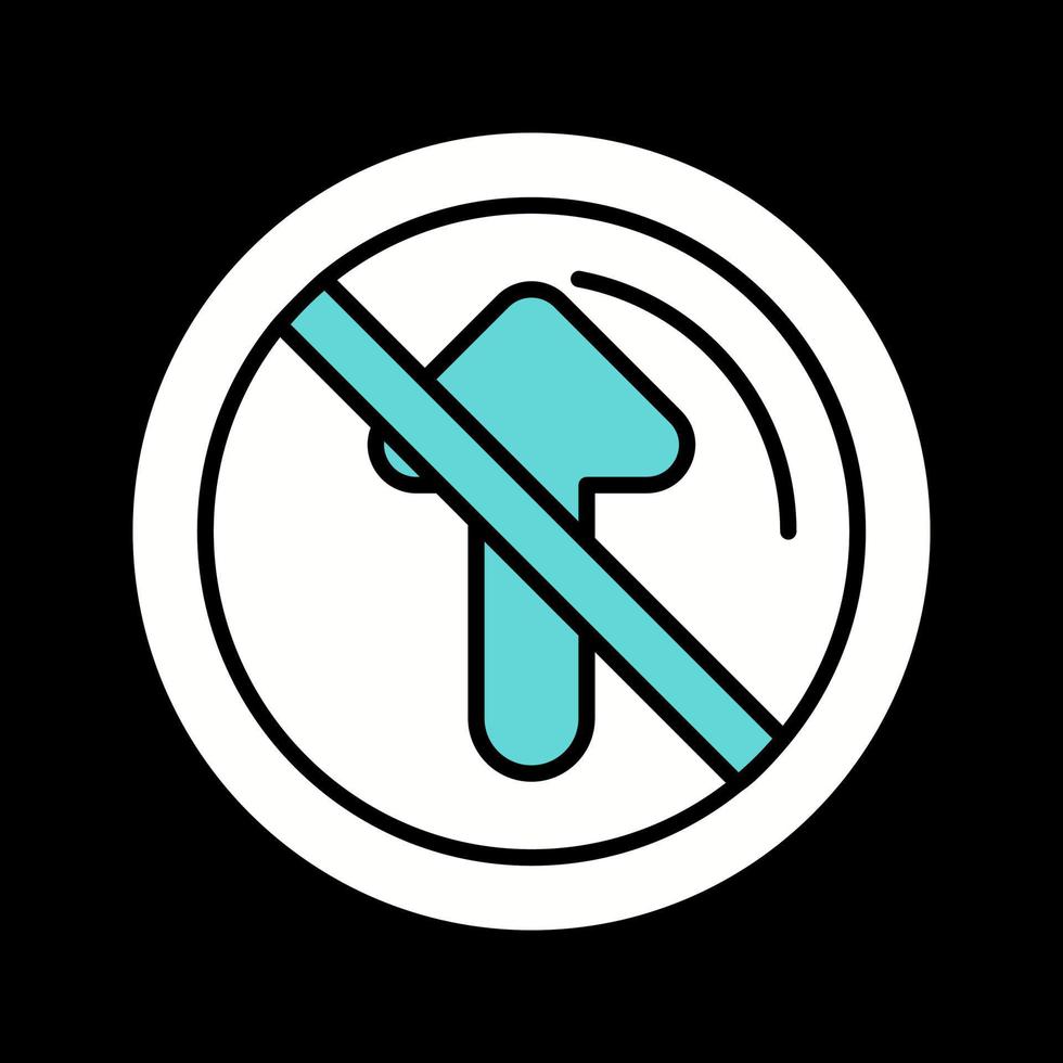 No Passing Vector Icon
