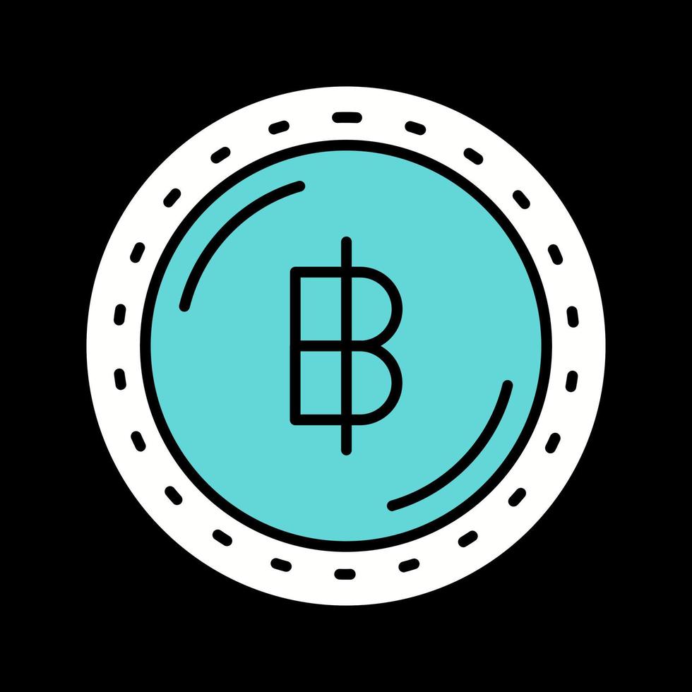 Baht Currency Vector Icon