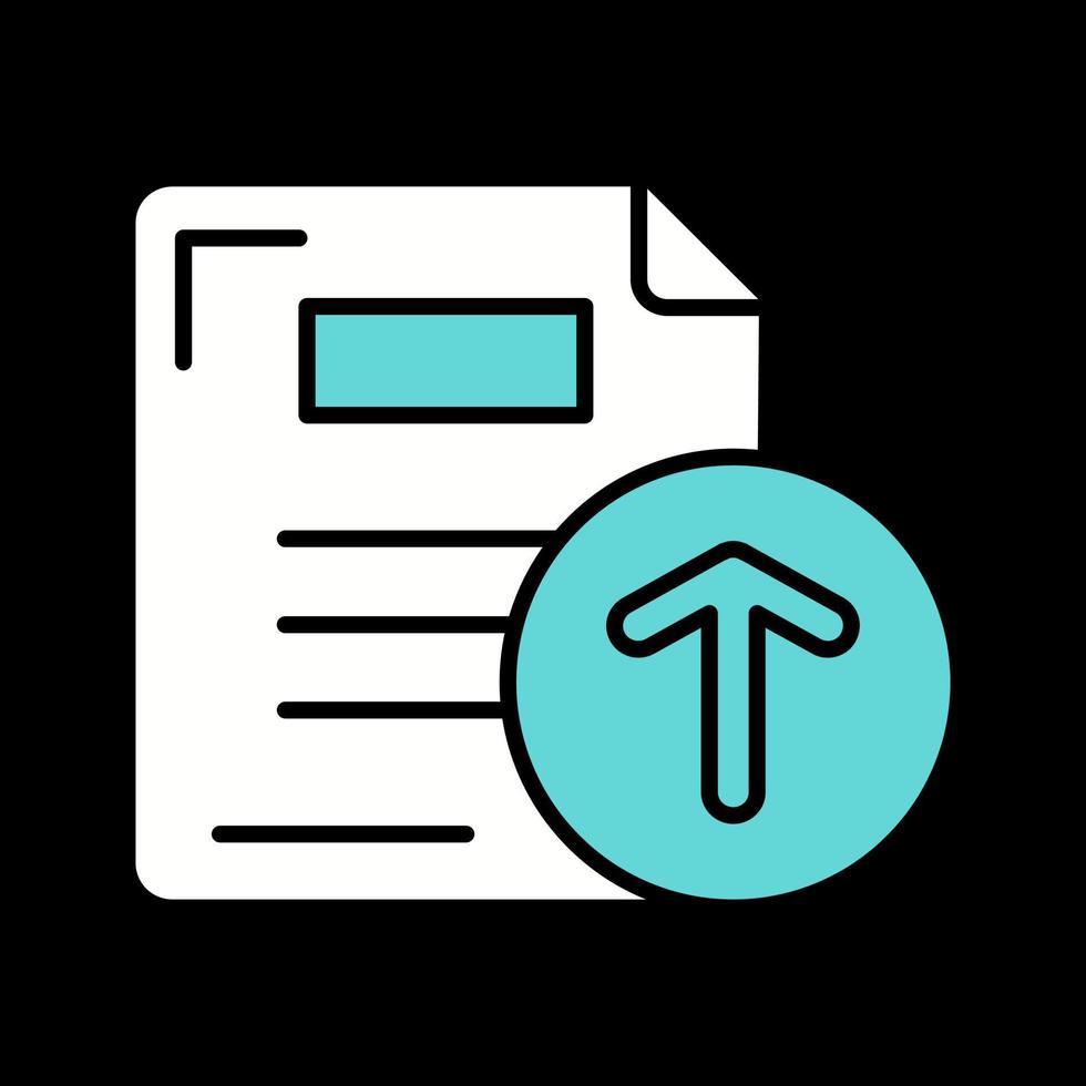 Files Upload Vector Icon