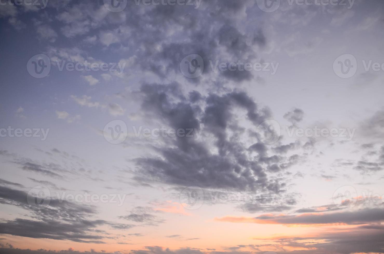 Sky over the sunset photo