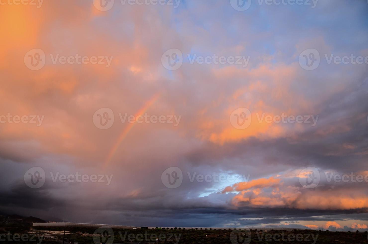 Sky over the sunset photo