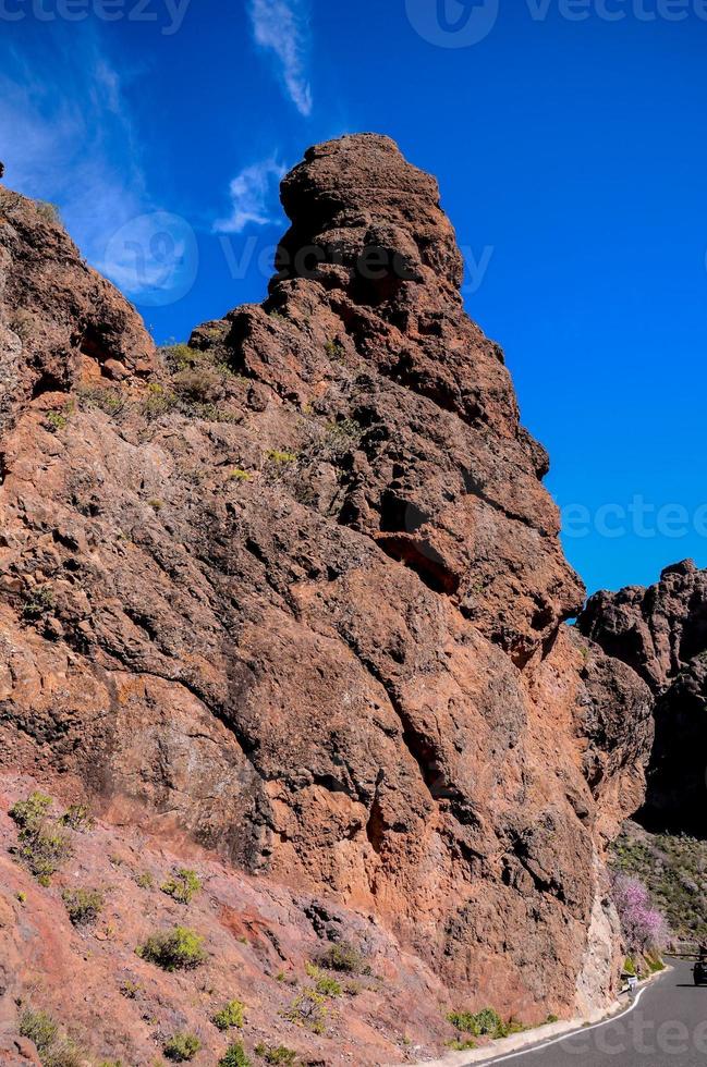 Rocks formation close-up photo