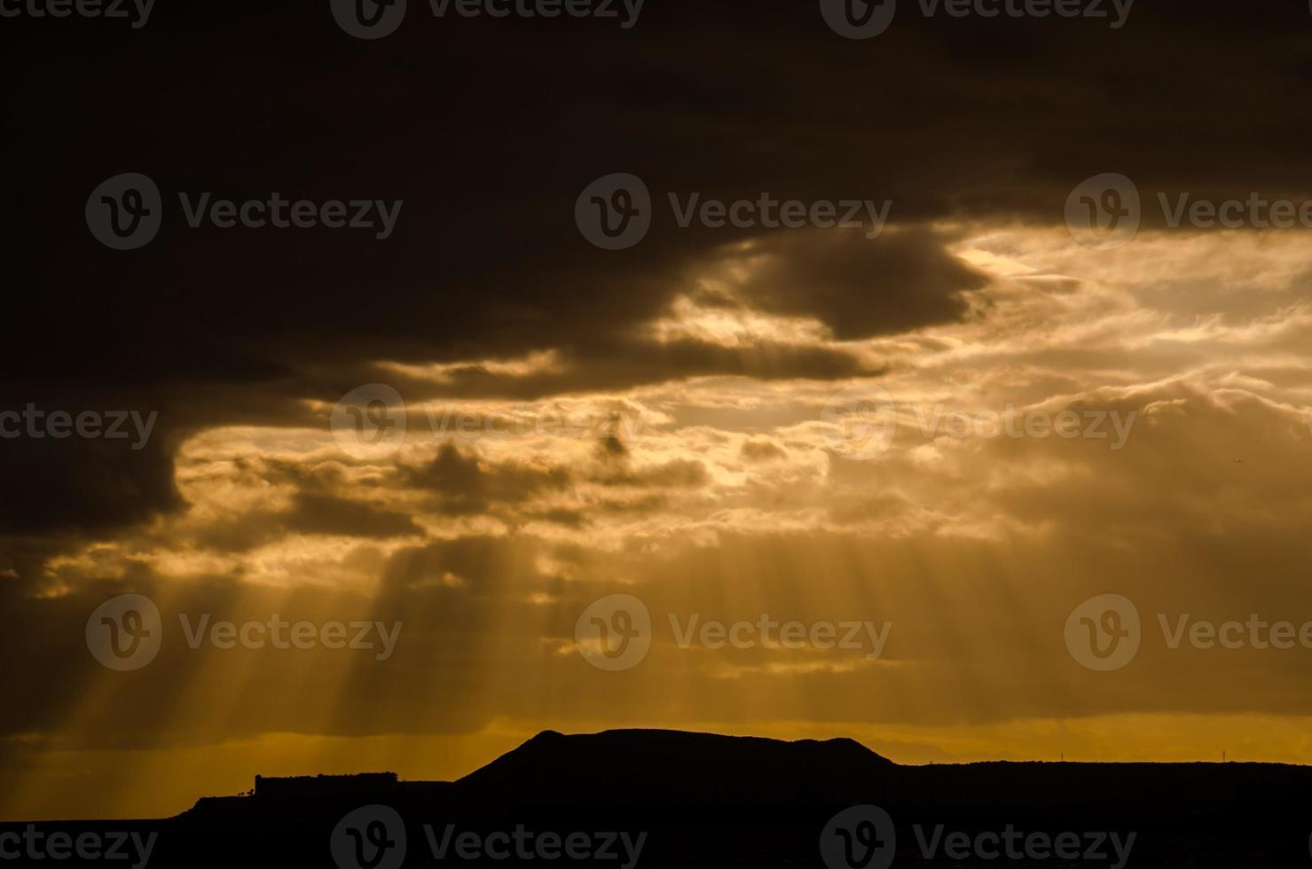 Sky over the sunset photo