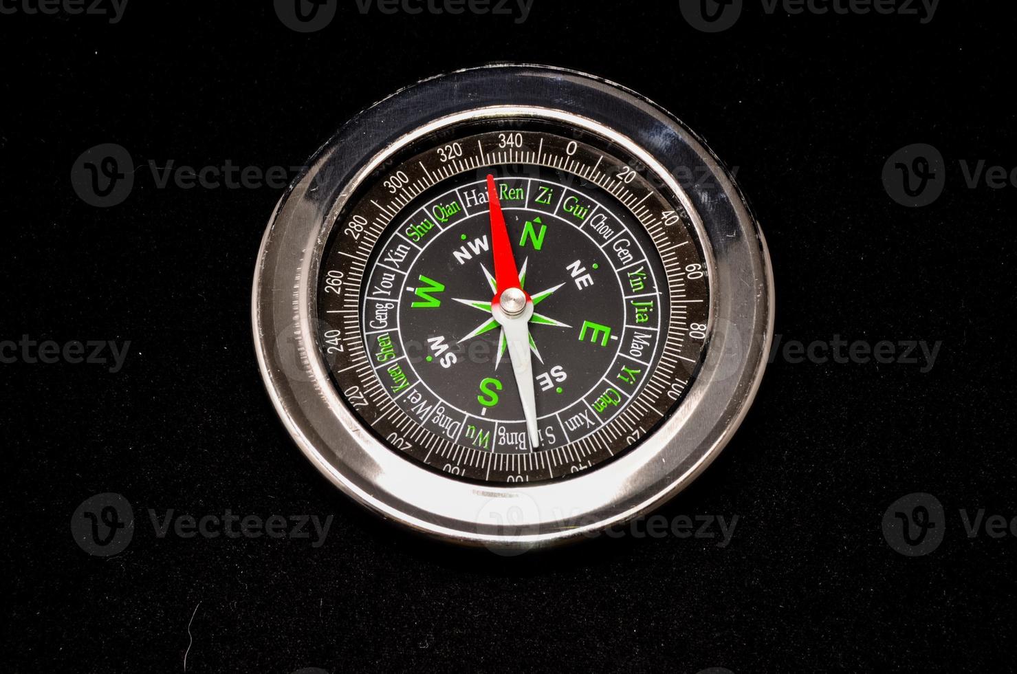 Compass on the ground photo