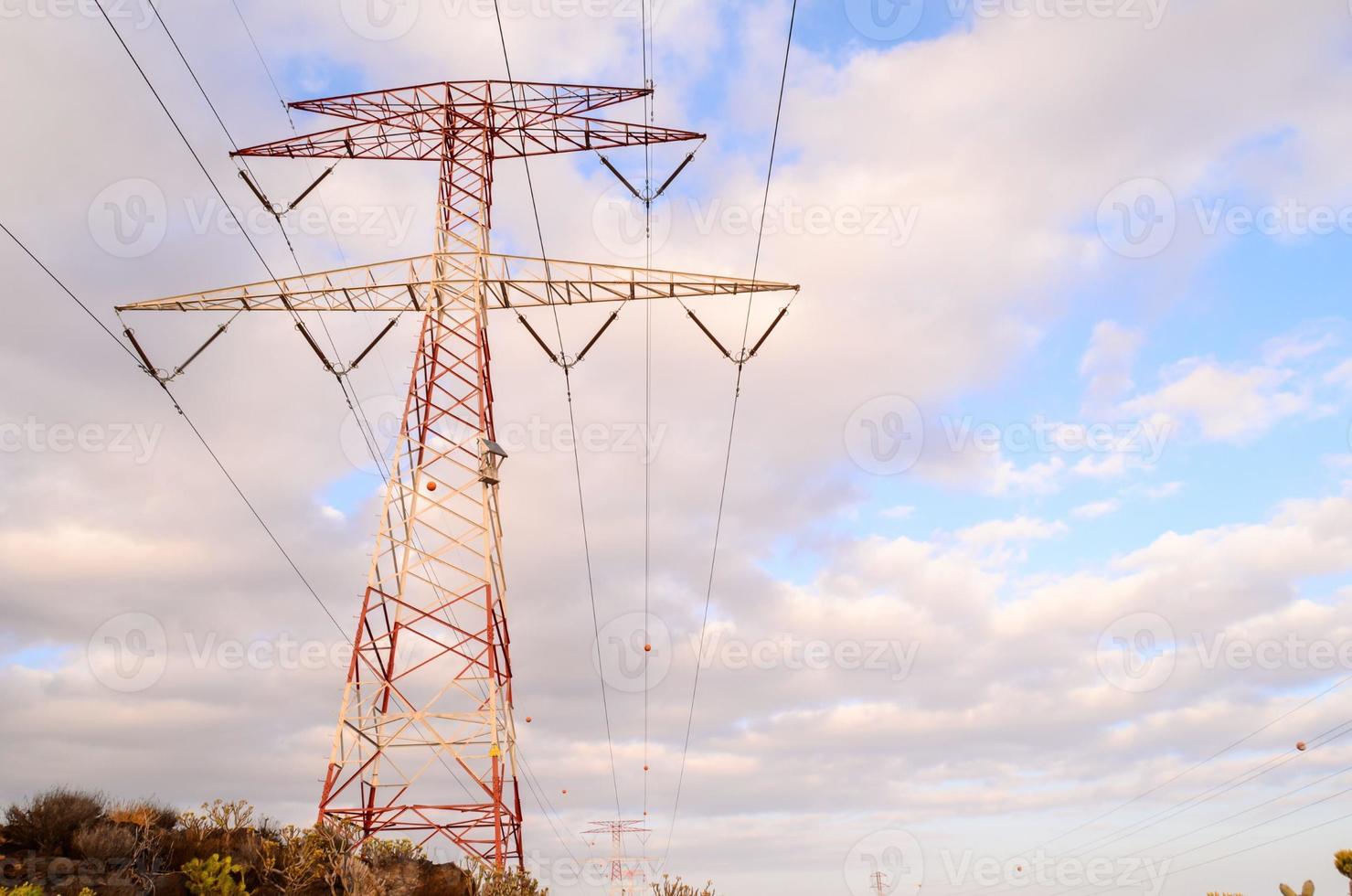 Electric pole view photo