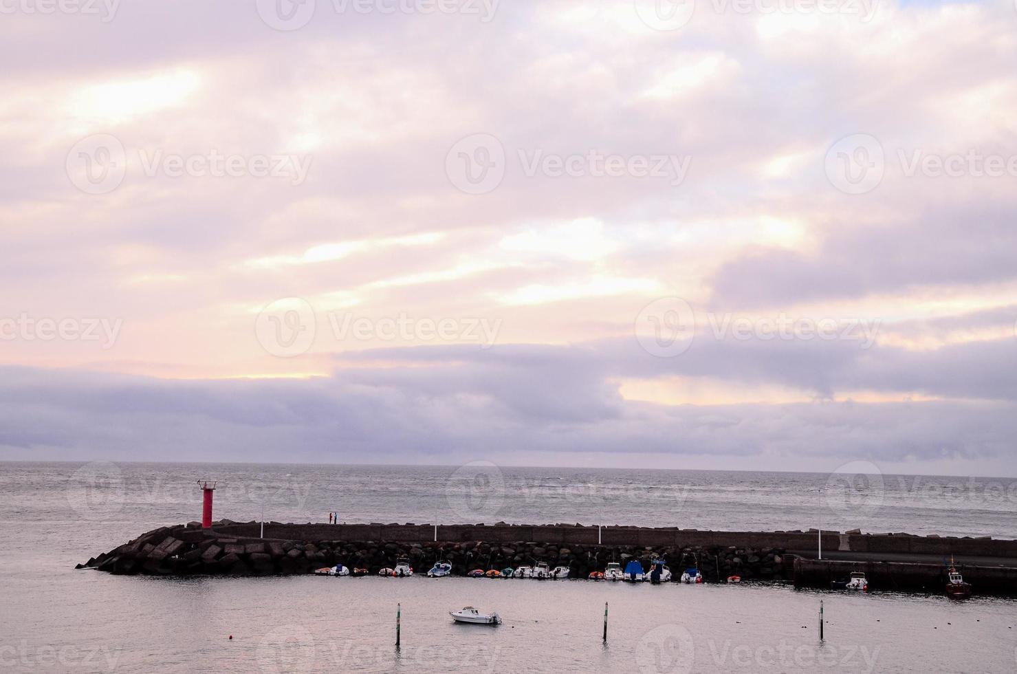 Scenic pier view photo