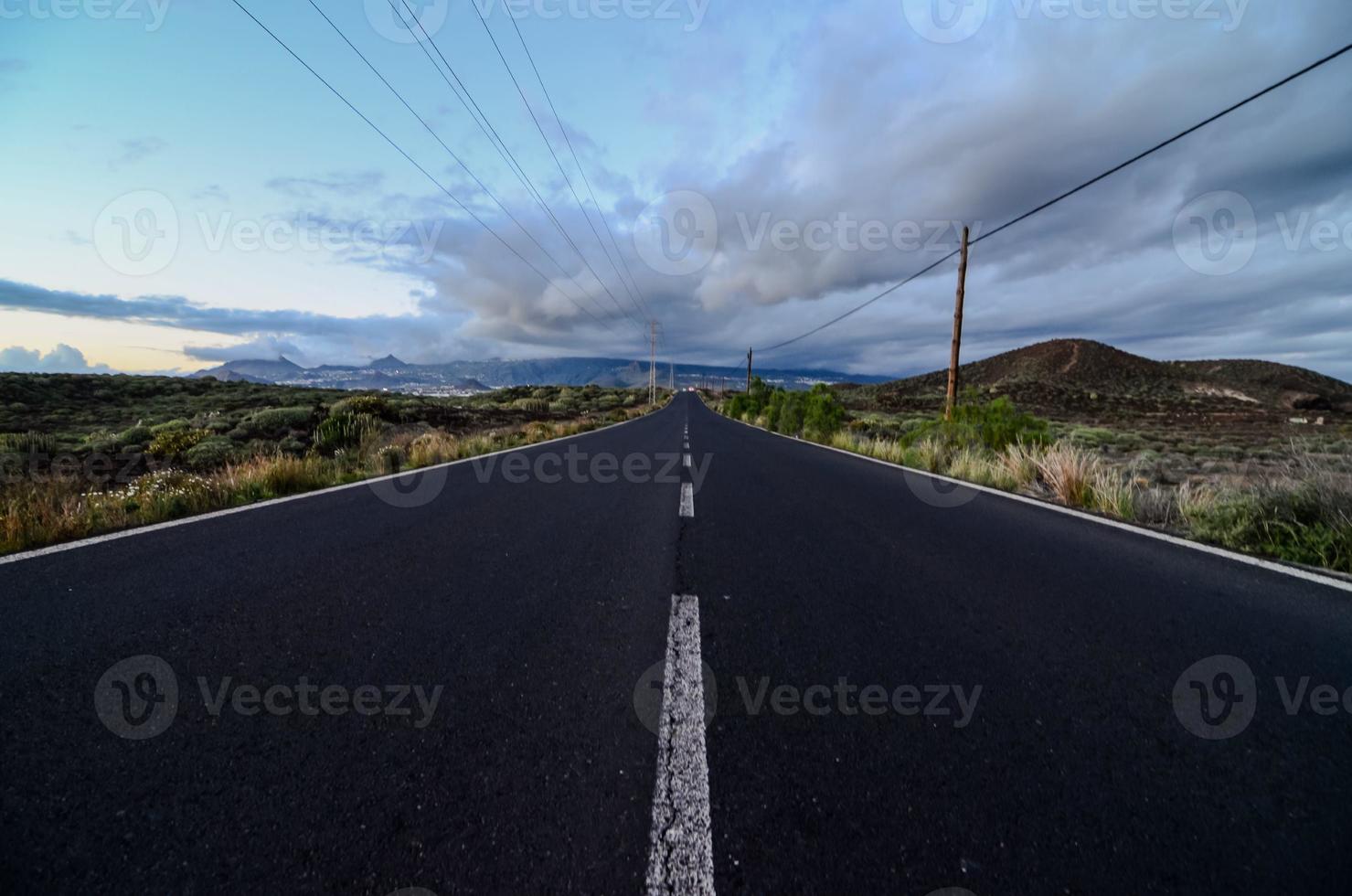 Scenic road view photo