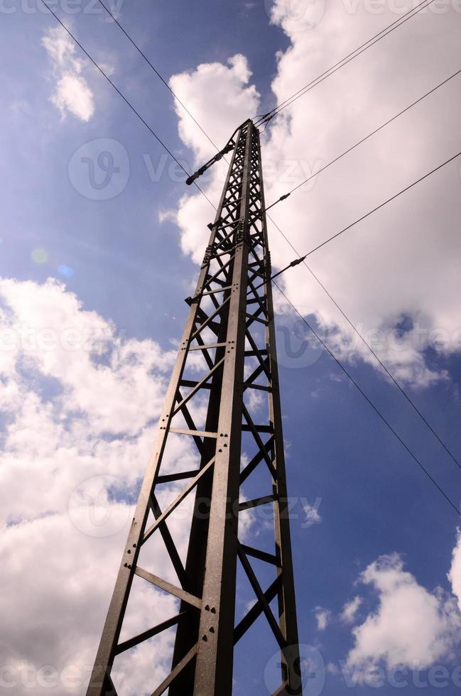 Electric pole view photo