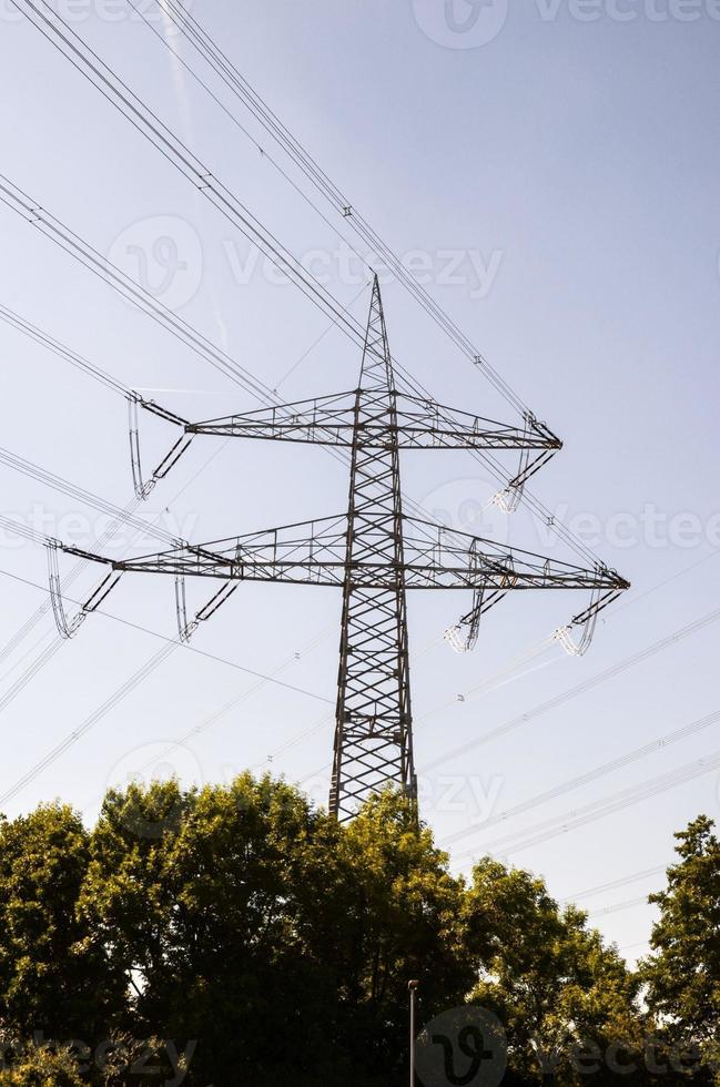 Electric pole view photo