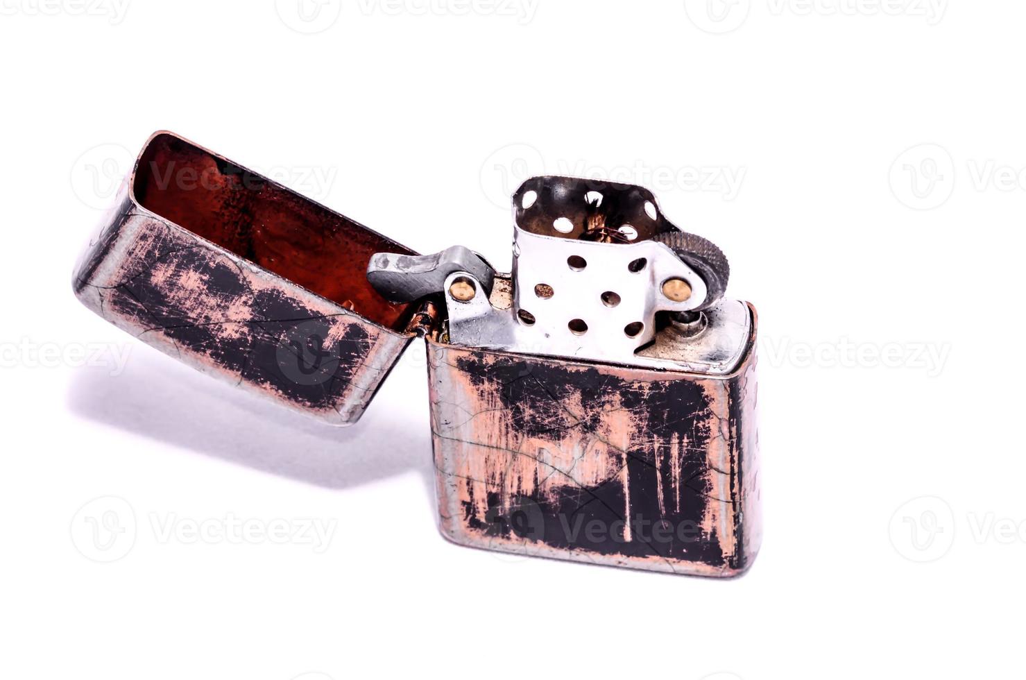 Lighter on white background photo