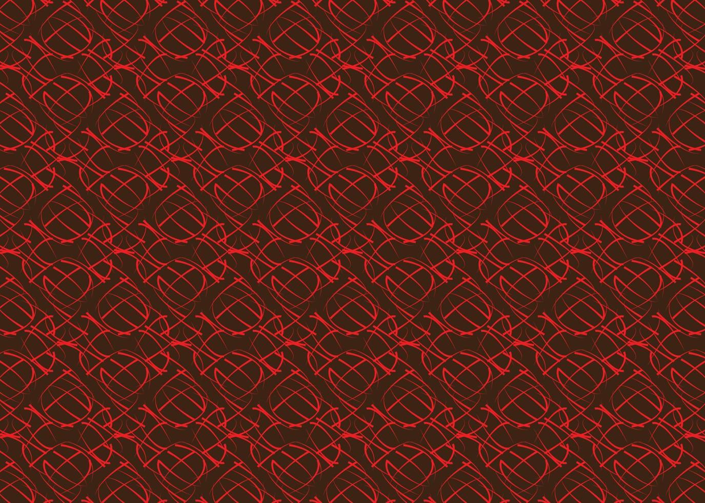 Hand Drawn of Dark Batik Texture Pattern Banner Background Vector