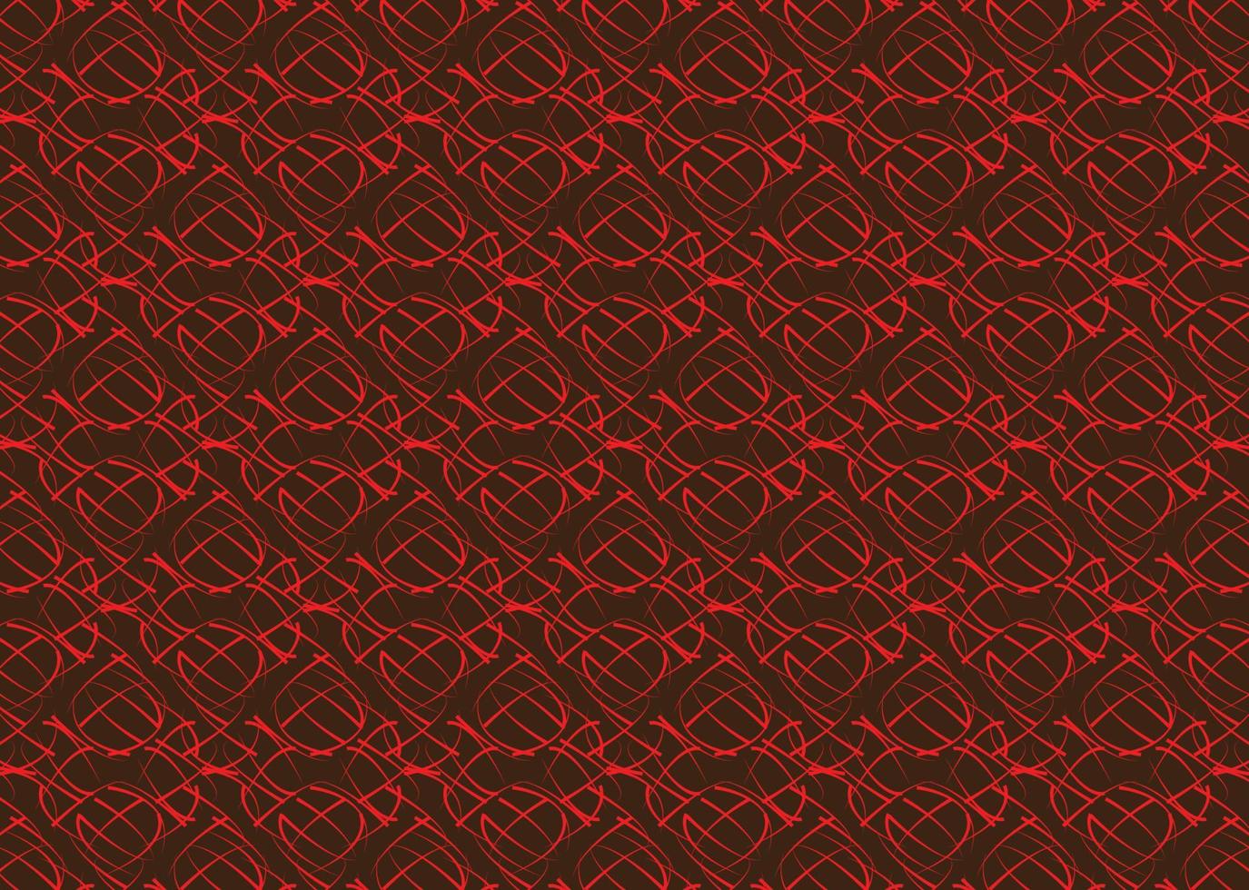 Hand Drawn of Dark Batik Texture Pattern Banner Background Vector