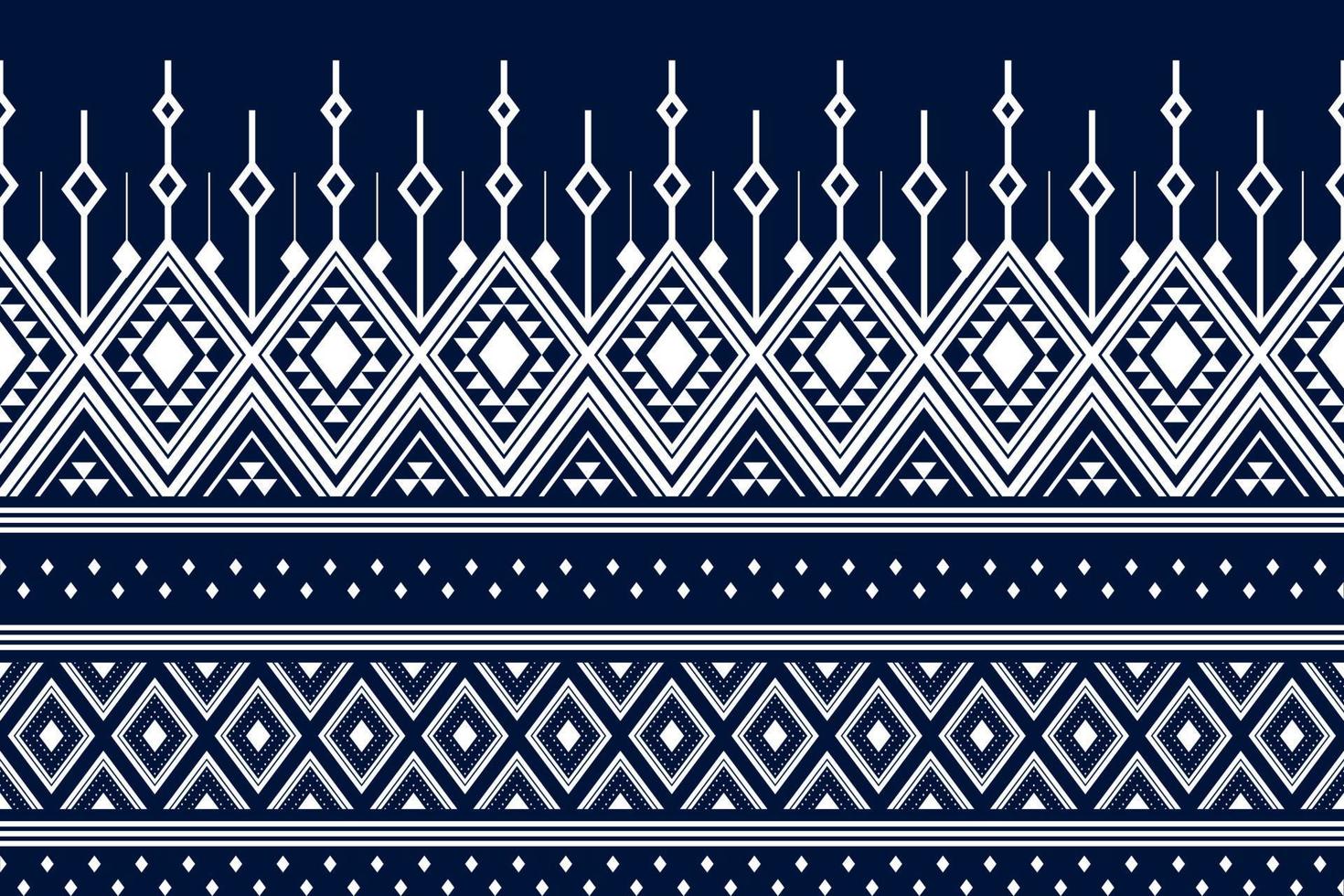 Geometric ethnic oriental seamless pattern traditional Design for background, carpet, wallpaper, clothing, wrapping, batik, fabric, Vector, illustration, embroidery style. vector
