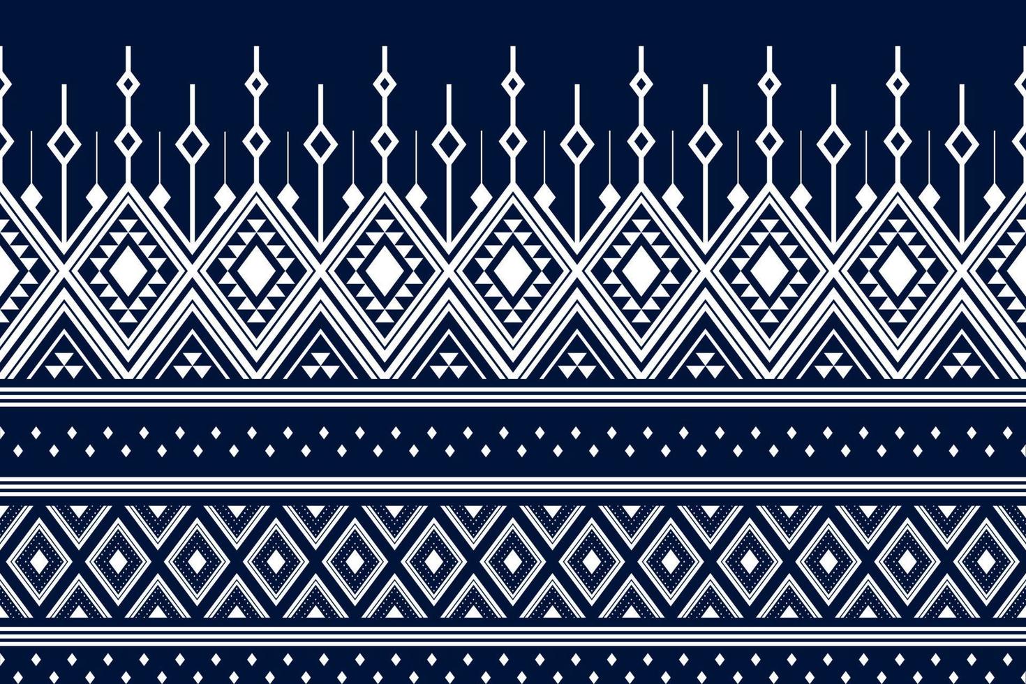 Diseño tradicional geométrico étnico oriental sin costuras para fondo, alfombra, papel pintado, ropa, envoltura, batik, tela, vector, ilustración, estilo bordado. vector