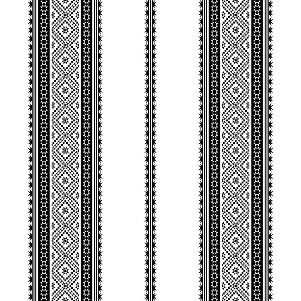 Geometric ethnic oriental seamless pattern traditional Design for background, carpet, wallpaper, clothing, wrapping, batik, fabric, Vector, illustration, embroidery style. vector