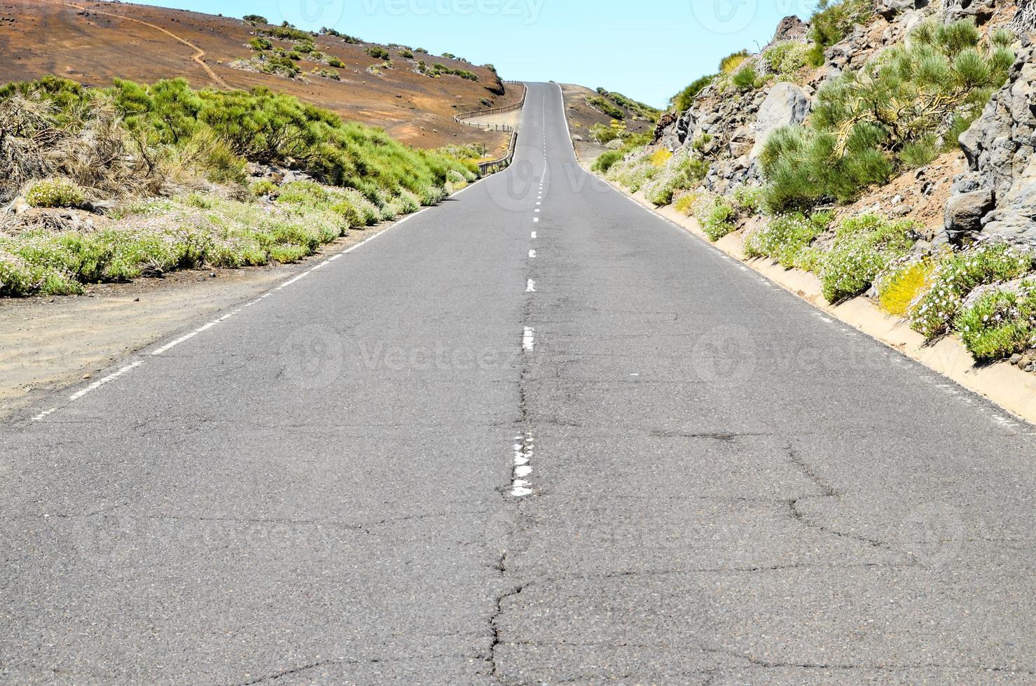 Scenic road view photo