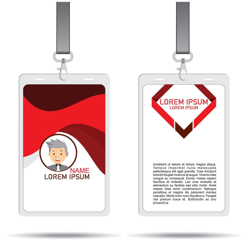 Identity Card Design vector