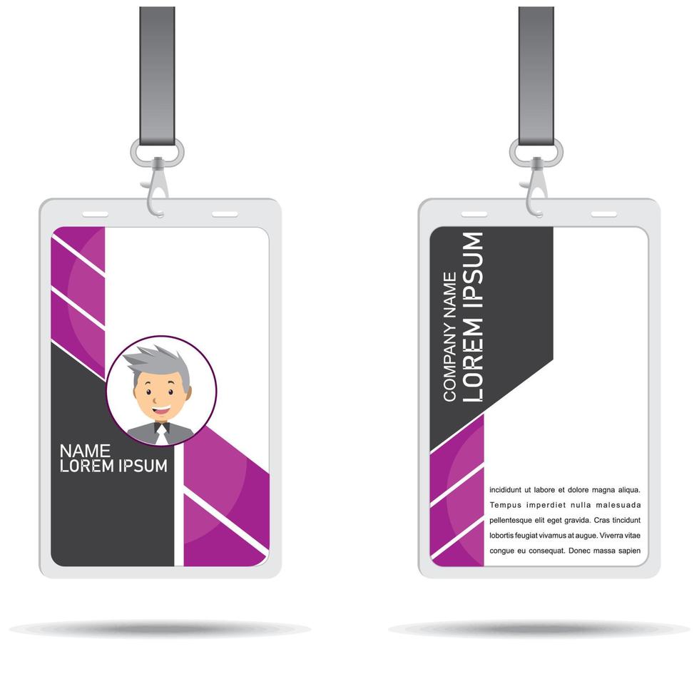 Identity Card Design vector