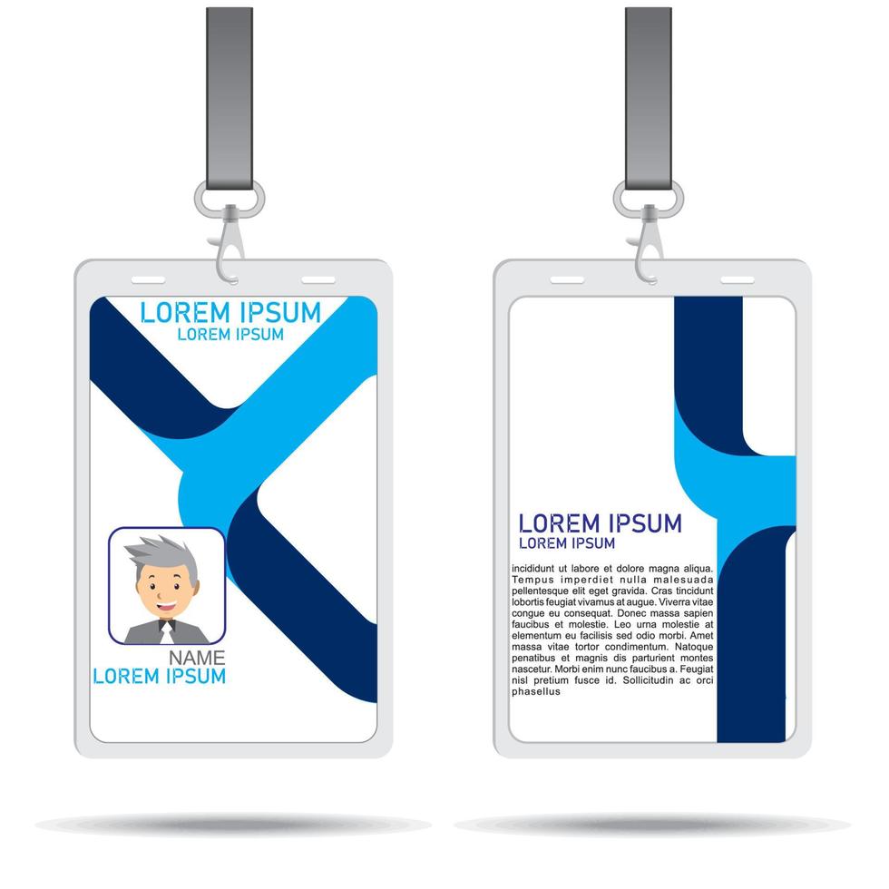 Identity Card Design vector