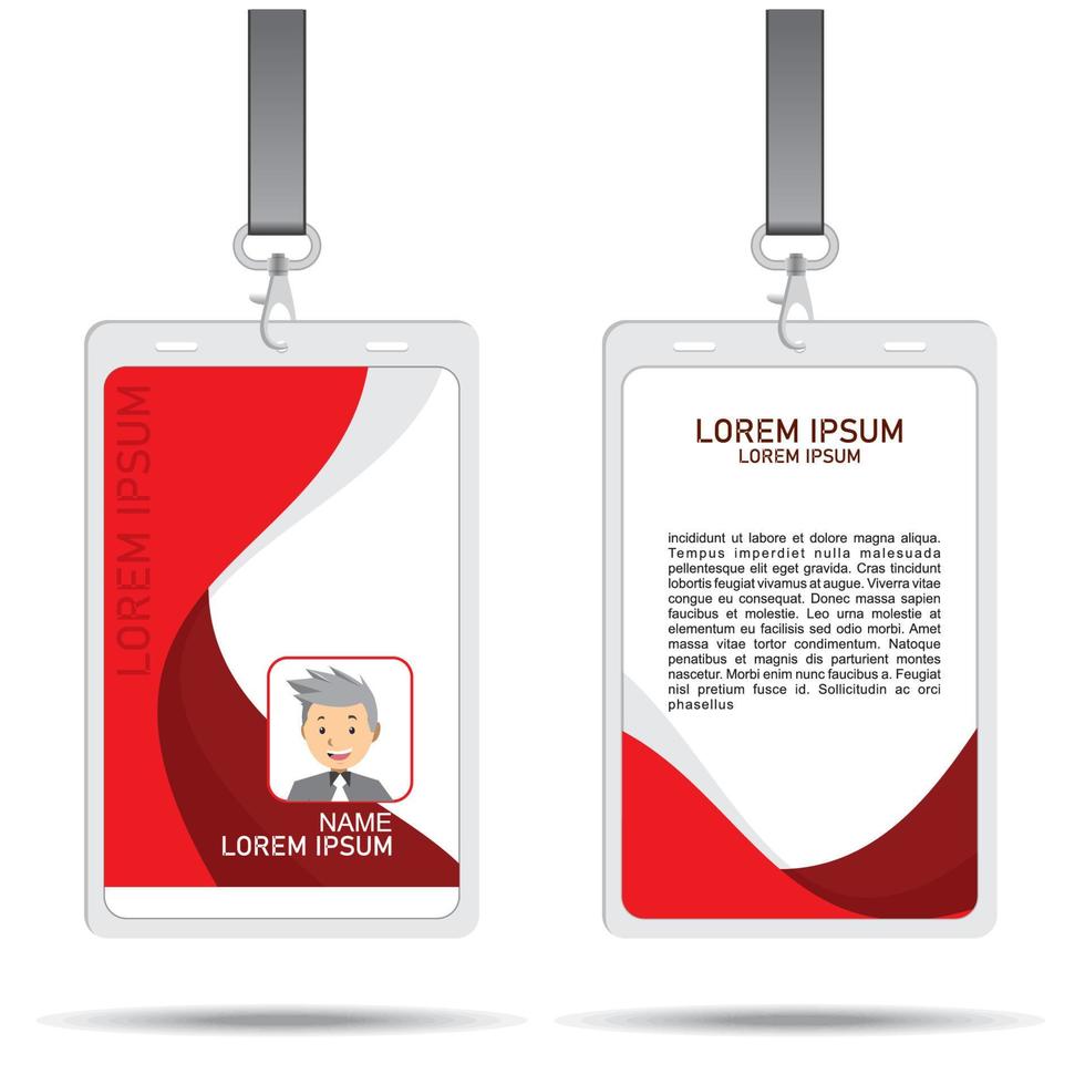 Identity Card Design vector