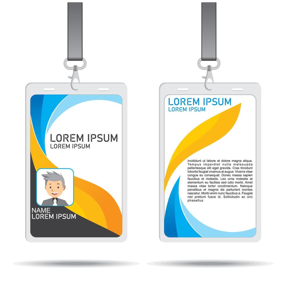 Identity Card Design vector