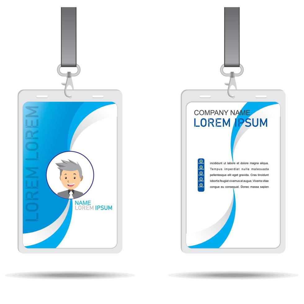 Identity Card Design vector