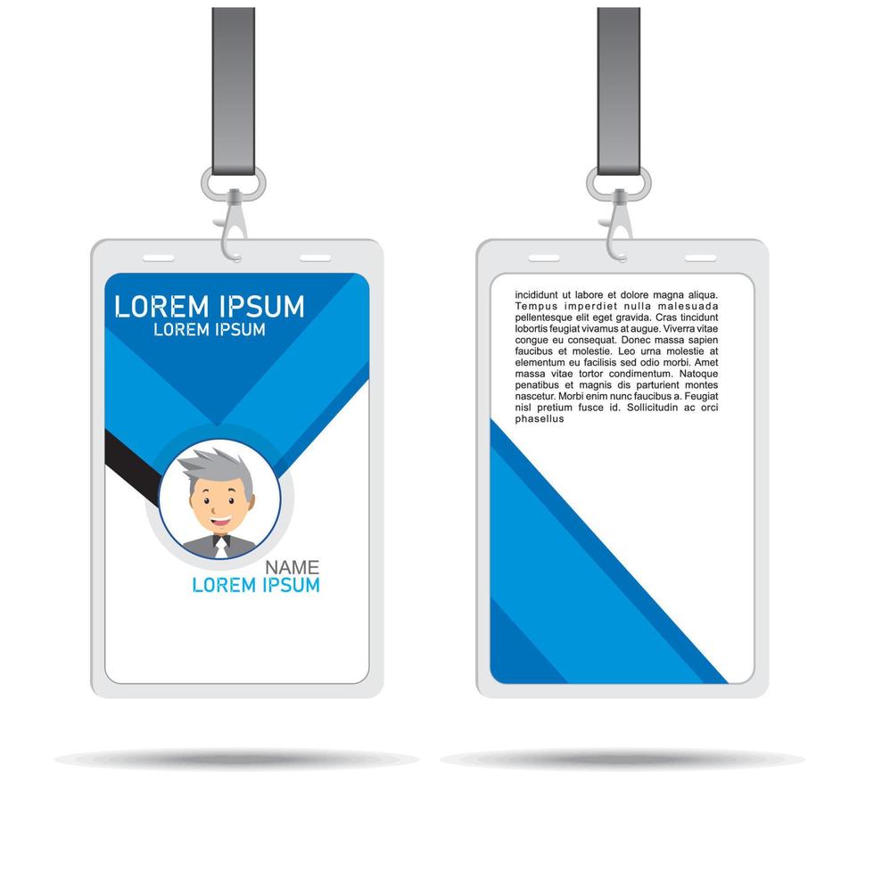Identity Card Design vector