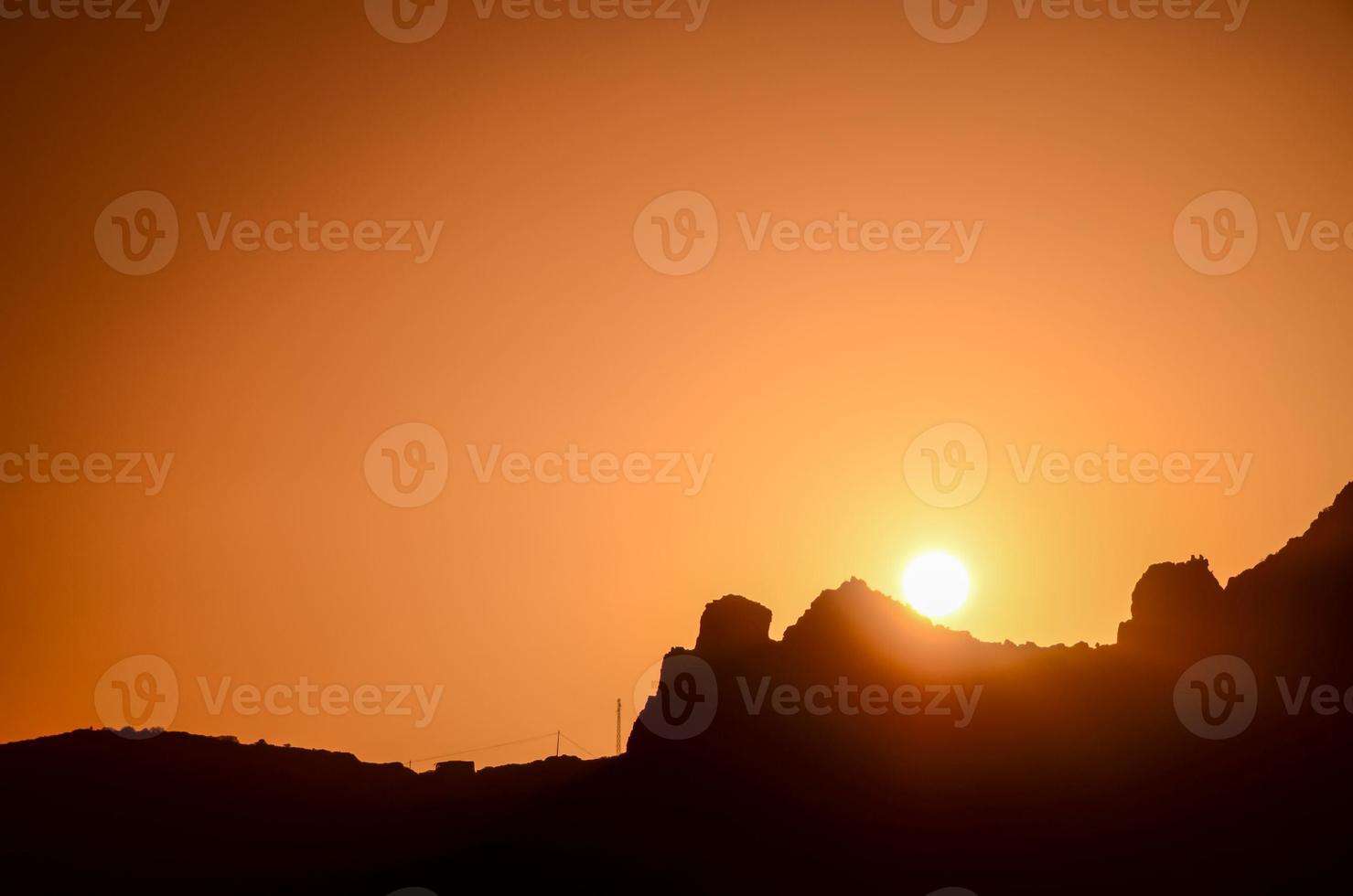 Beautiful sunset view photo