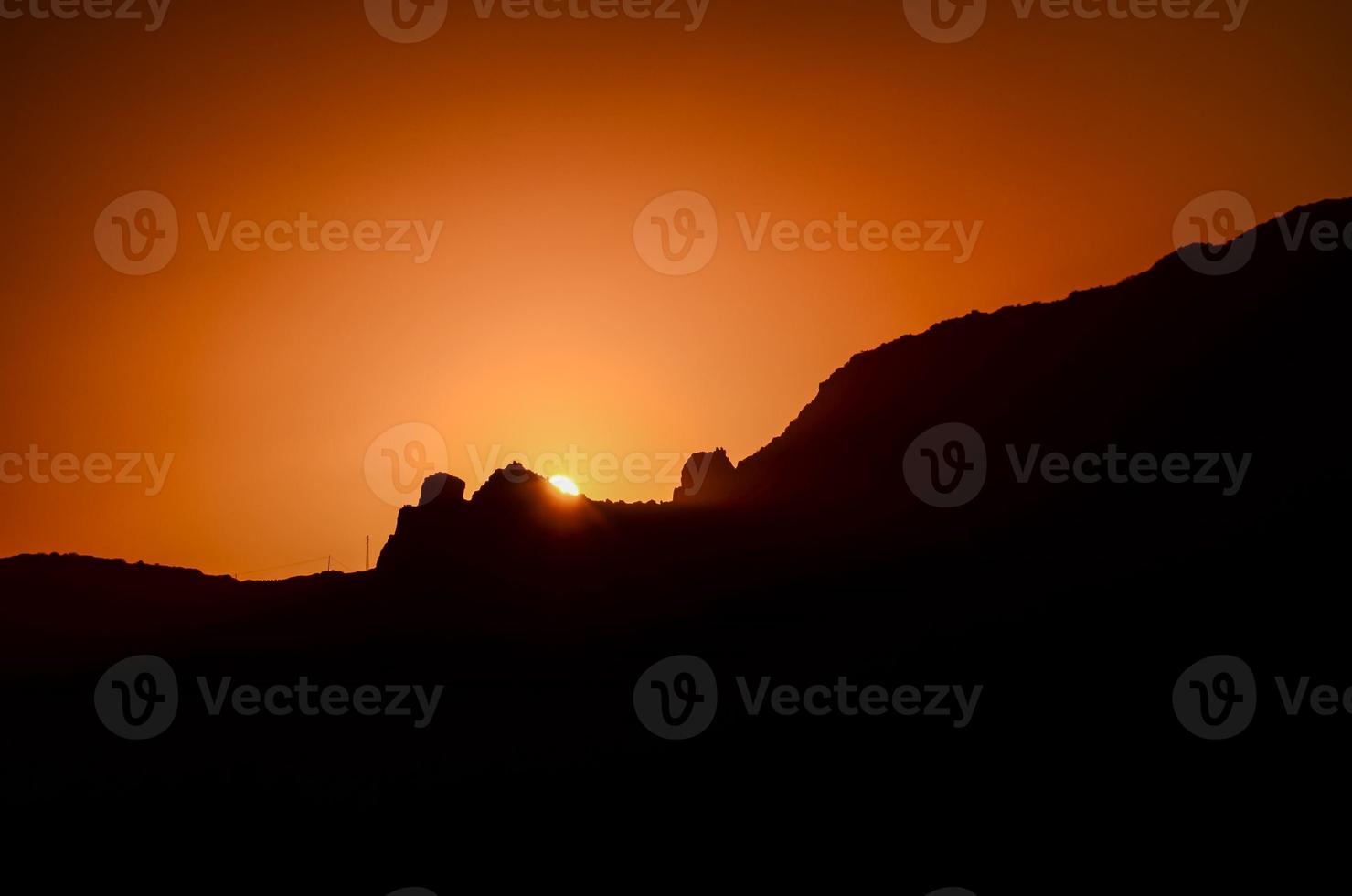 Beautiful sunset view photo