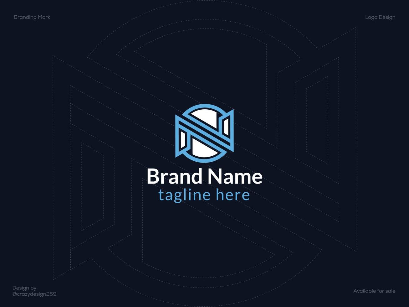 N letter logo design - Modern n logo vector