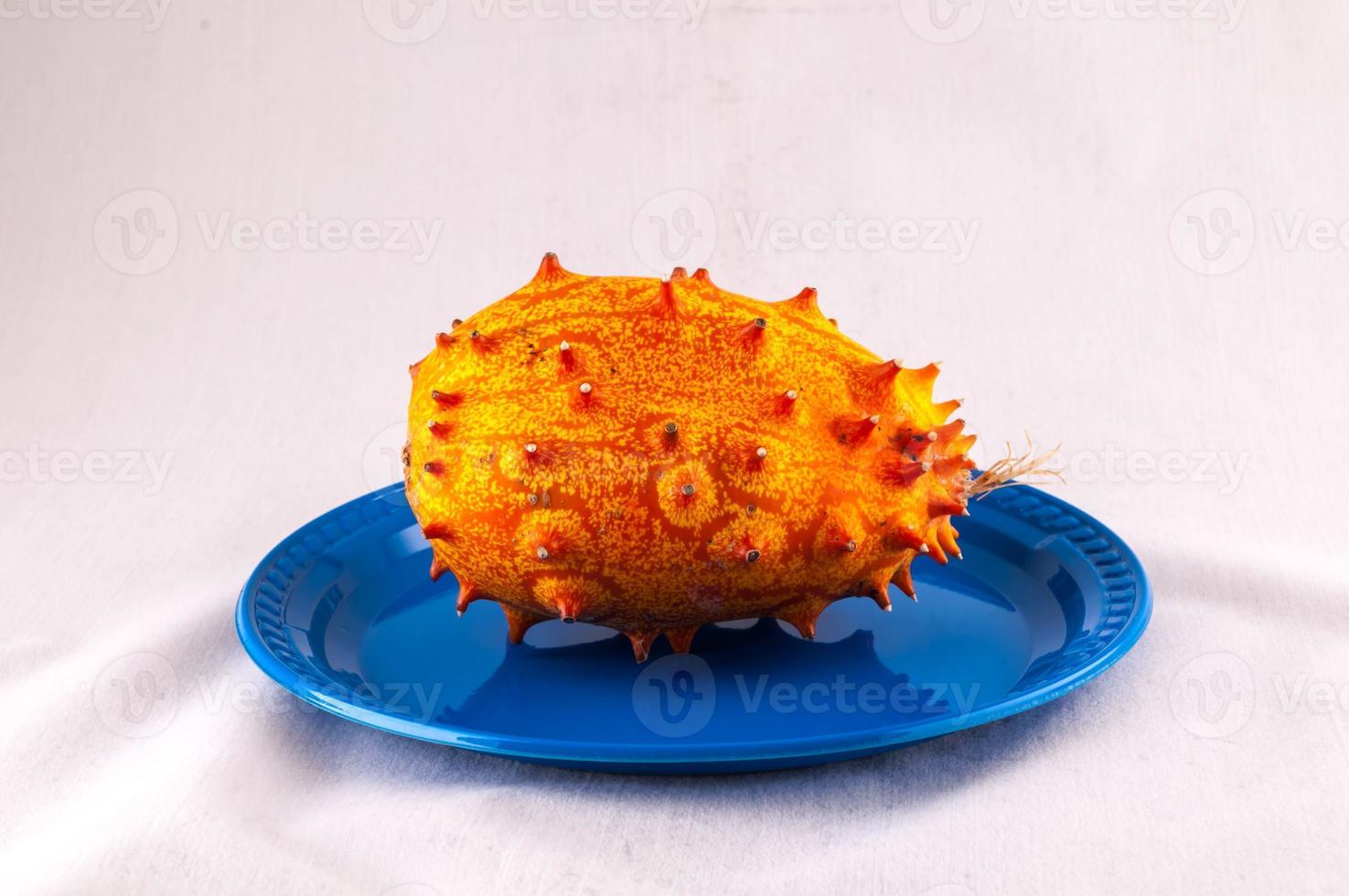 Isolated kiwano fruit photo