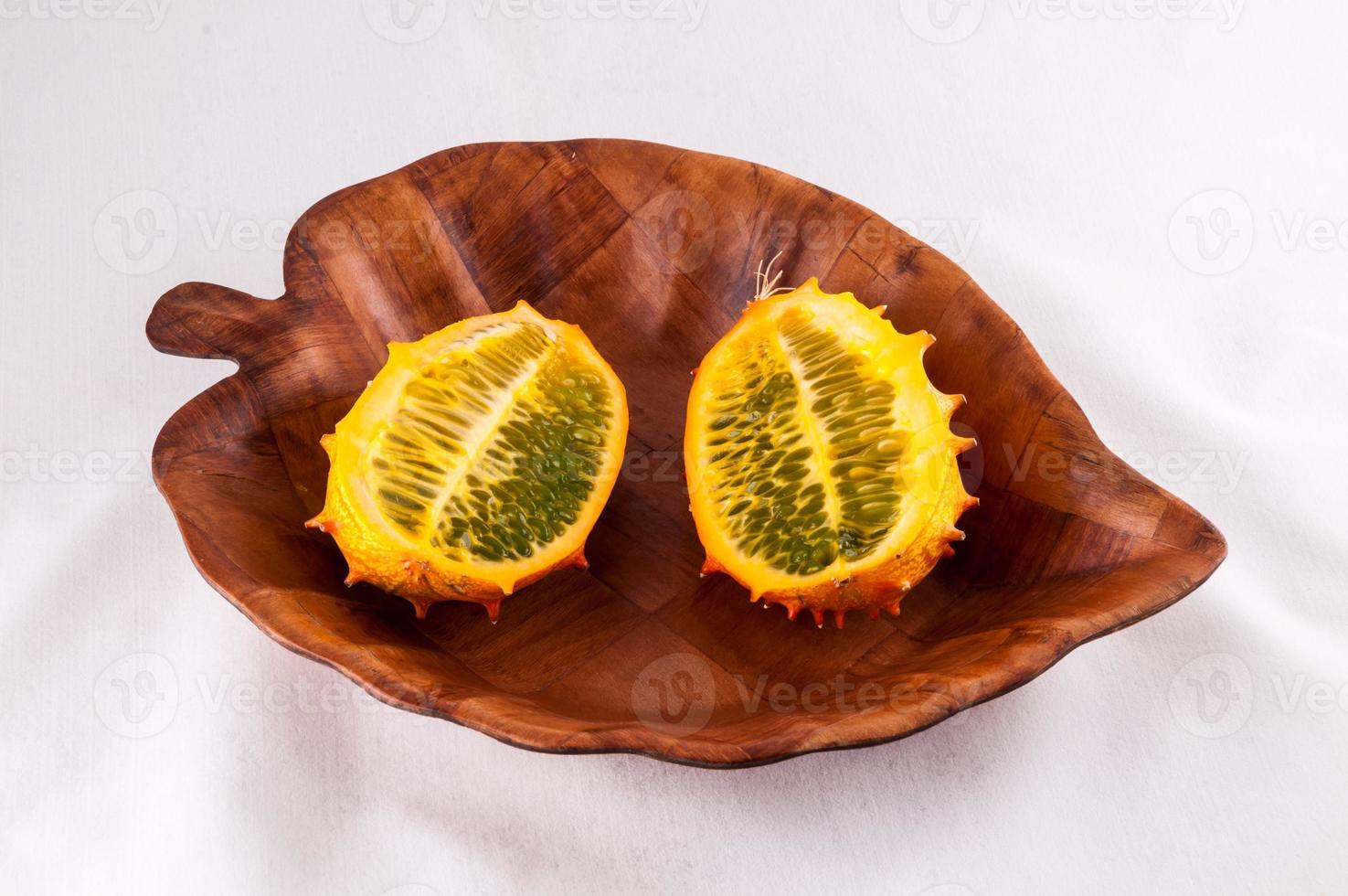 Isolated kiwano fruit photo