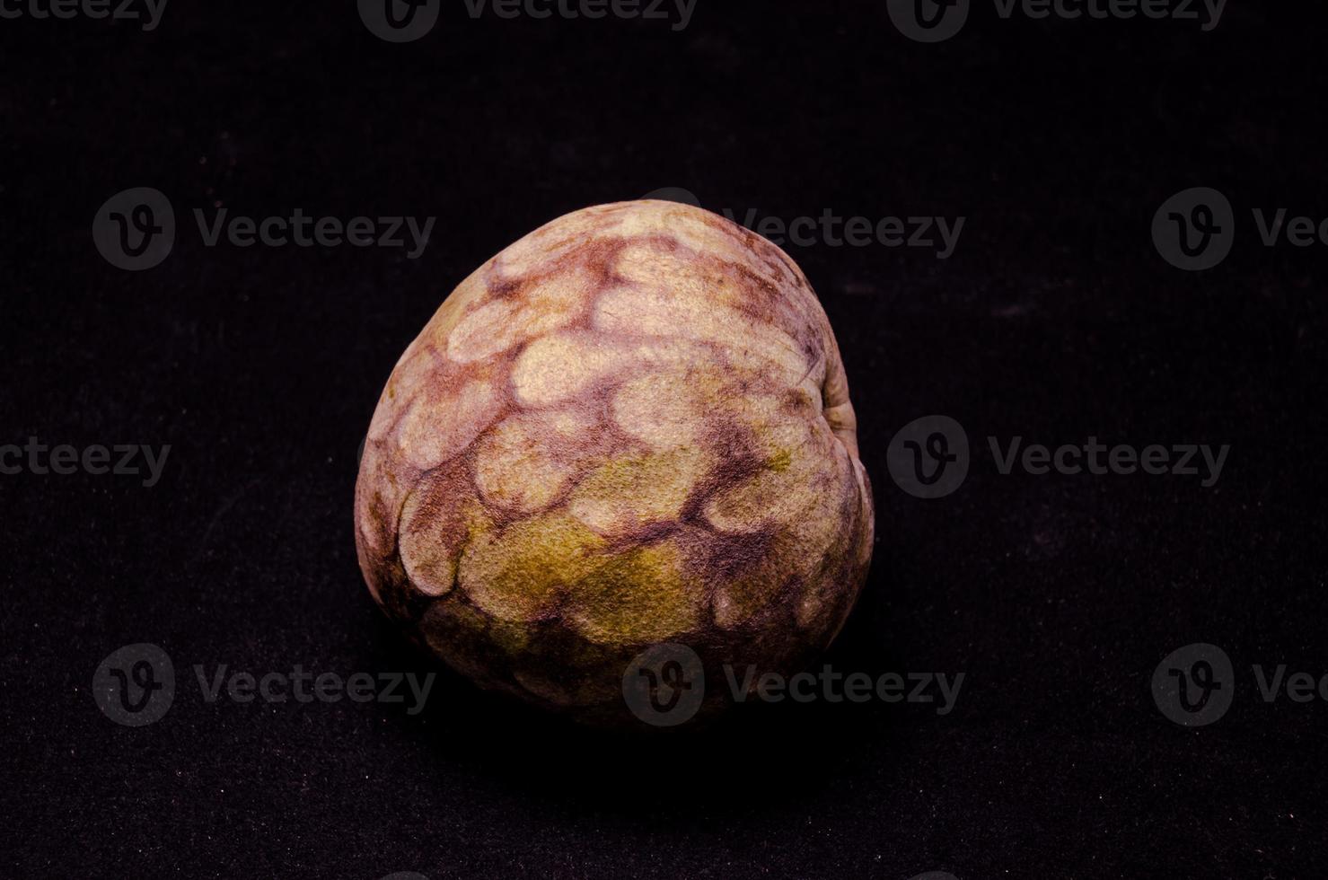 Isolated cherimoya fruit photo