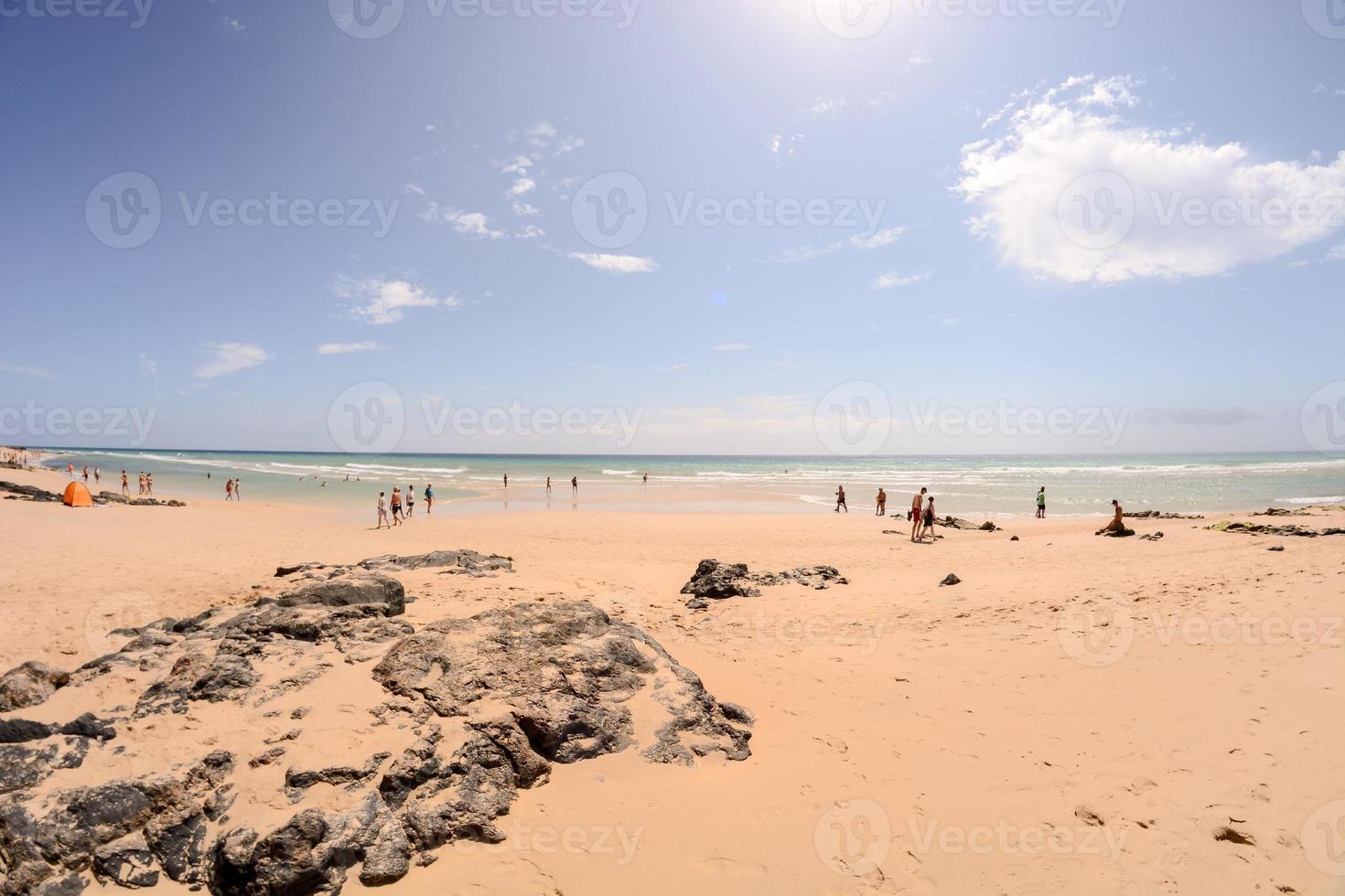 Scenic beach view photo