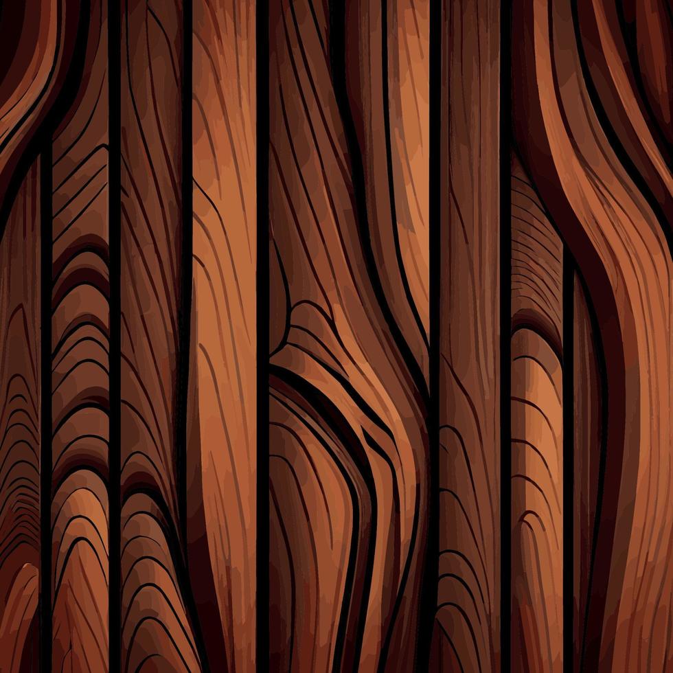 fondo de tablón de textura de madera realista, patrón de textura de fibra - vector