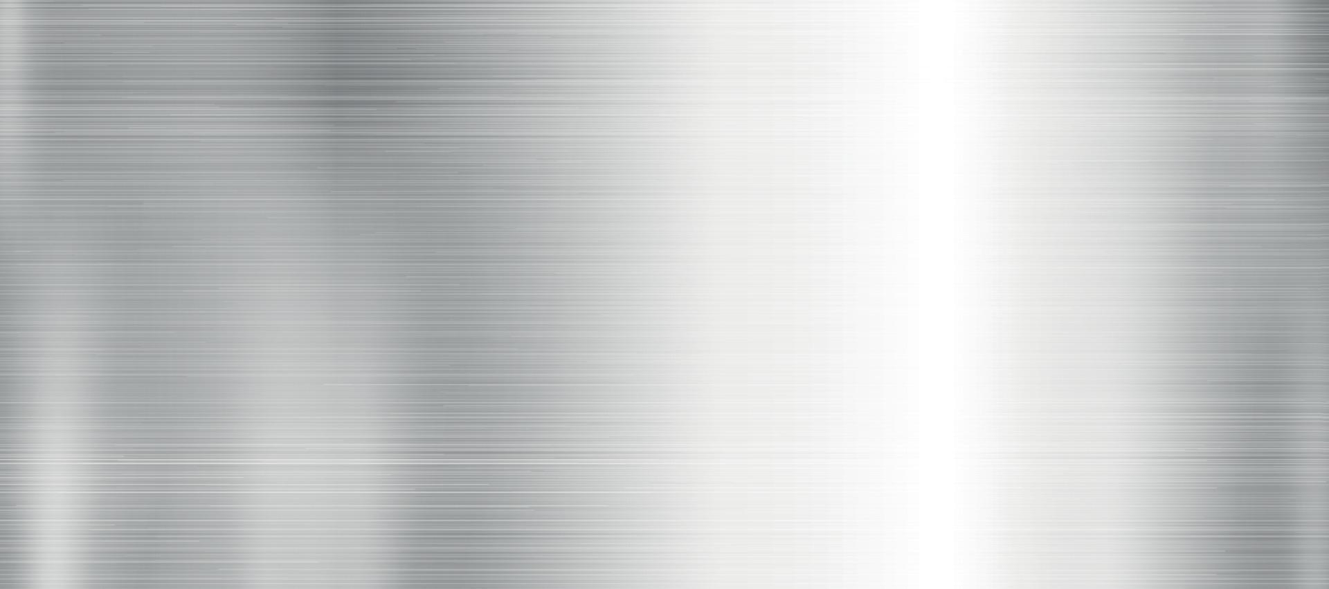 Silver texture, steel panoramic background template - Vector