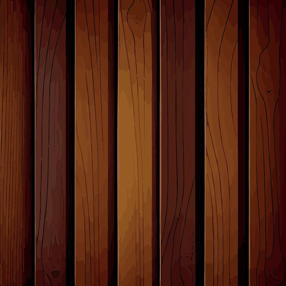 Realistic wood texture plank background, fiber texture pattern - Vector