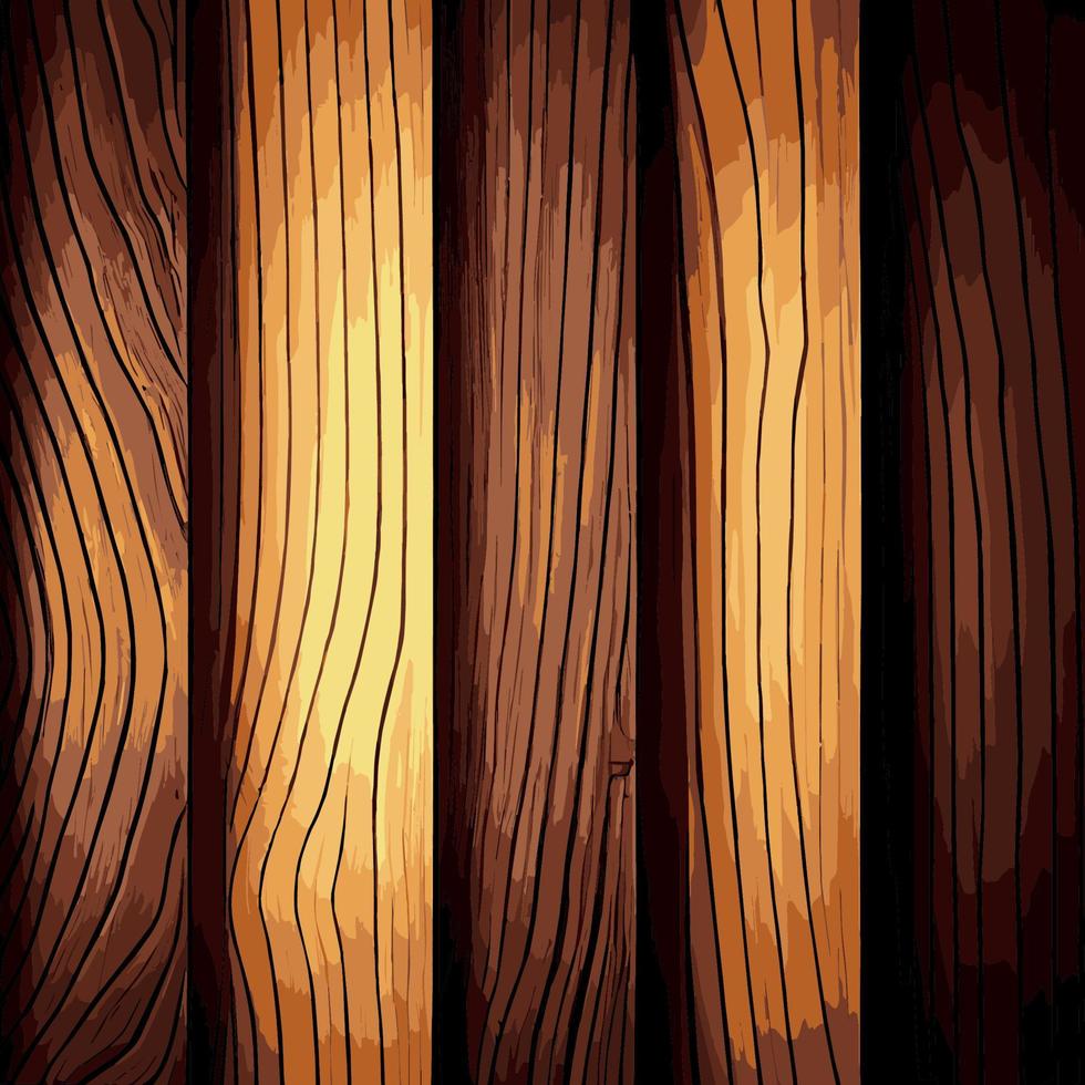 fondo de tablón de textura de madera realista, patrón de textura de fibra - vector