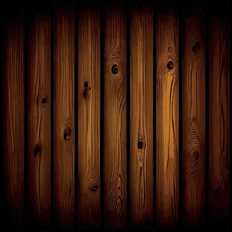 fondo de tablón de textura de madera realista, patrón de textura de fibra - vector